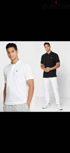 lacoste original shirt white /black size M to xxL 0