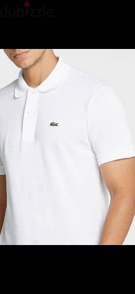 lacoste original shirt white /black size M to xxL 4