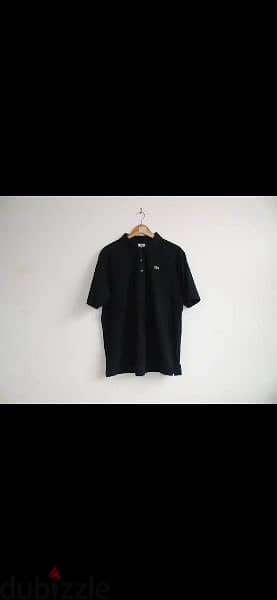 lacoste original shirt white /black size M to xxL 9