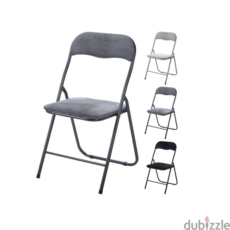 Folding Chair Velvet 3 Assorted 0