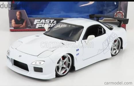 Mazda RX-7 diecast car model 1:24.