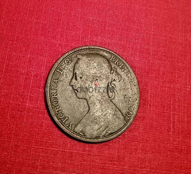 1891 England 1 Penny Q. Victoria 1