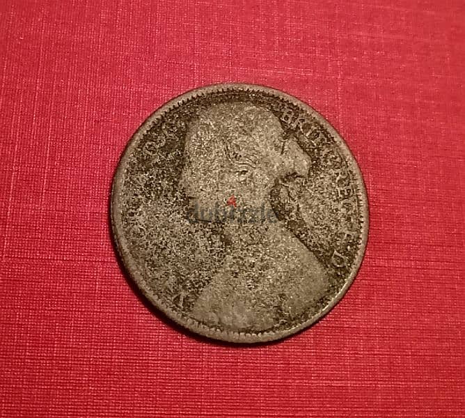 1874 England 1 Penny Q. Victoria 0