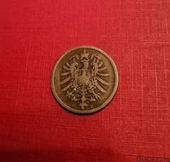1875 Germany Reich 2 Pfennig
