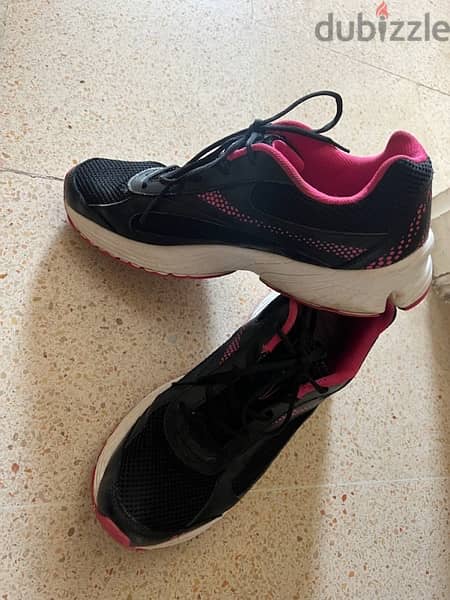 sports shoes espadrilles black and pink size 39 2