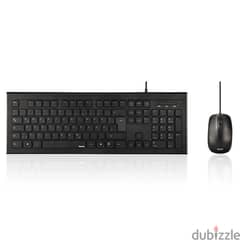 Hama Keyboard and Mouse Wired كيبورد