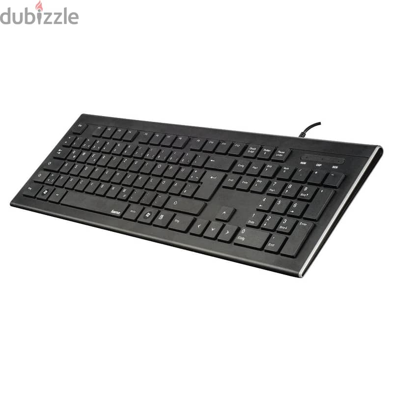 Hama Keyboard and Mouse Wired كيبورد 1