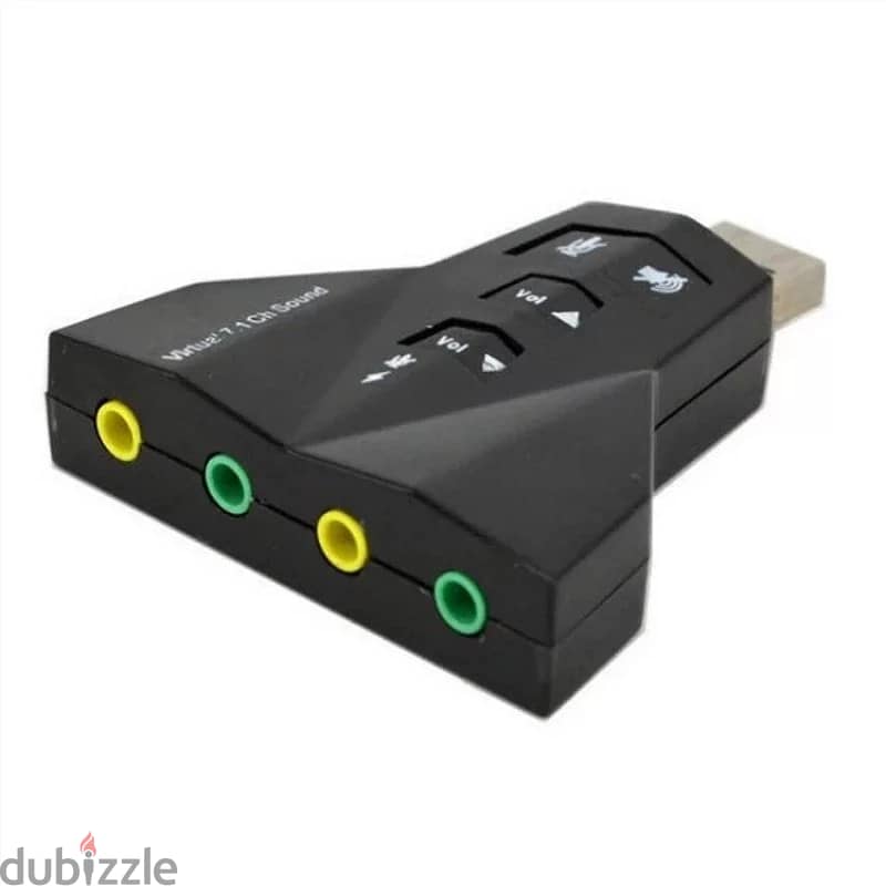 USB Adaptateur sonore externe USB 7.1 3D sound simultation 1