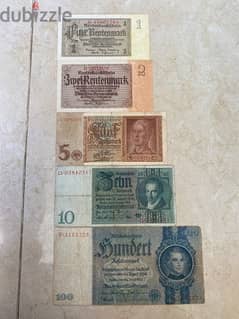 مجموعة عملة الماني نازي banknotes 0