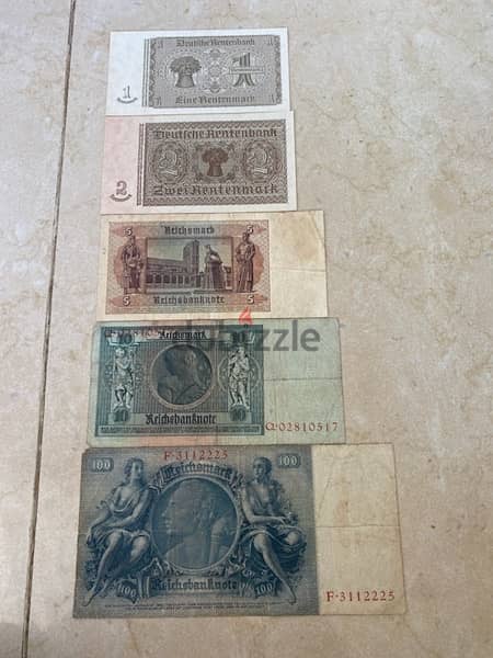 مجموعة عملة الماني نازي banknotes 2