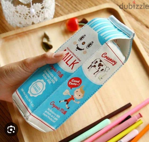 cute milk bottle shape stationery pouch 2