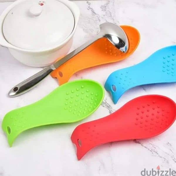 silicone fish cooking utensils stand 1