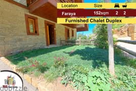 Faraya 152m2 + 30m2 Garden | Furnished  / Chalet | Gated Community DA