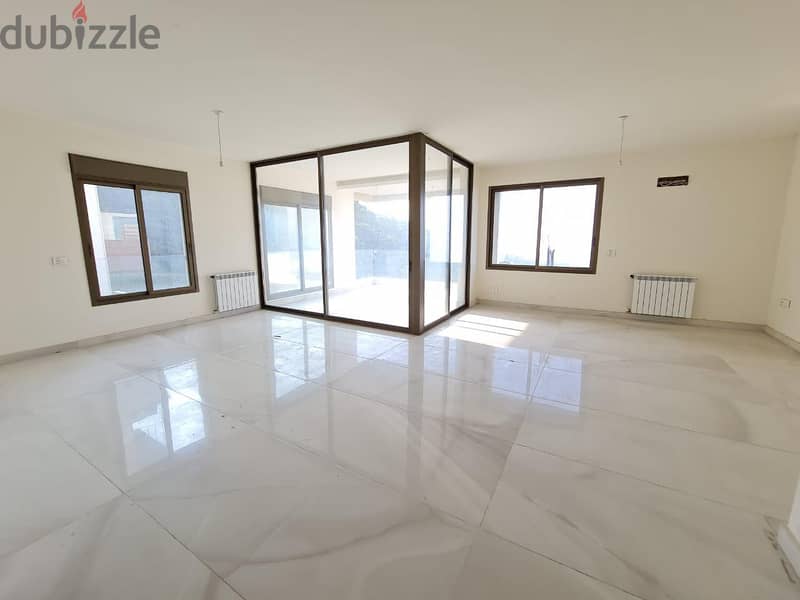 225 m2 apartment with 45m2 garden+ sea view for sale in Ain Saadeh 3