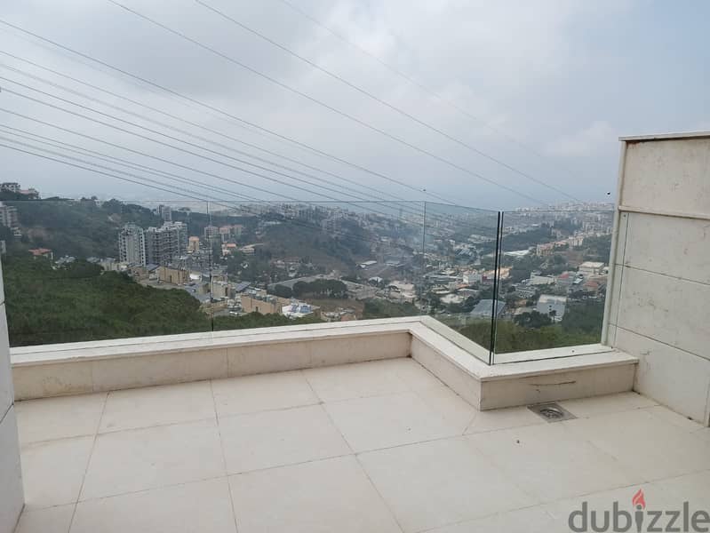 400m2 duplex + 35m2 terrace+ open mountain view for sale in Ain Saadeh 12