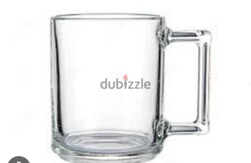 transparent glass tea mug with handle 2