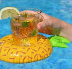 cute swimming pool floating mug holder