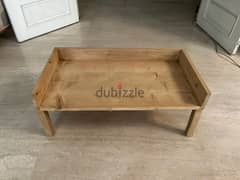 wooden bench