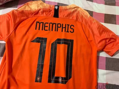 Netherlands world cup Memphis depay 10 nike jersey 2018