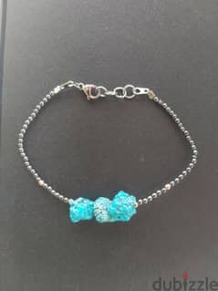 Hematite & Turquoise Bracelet