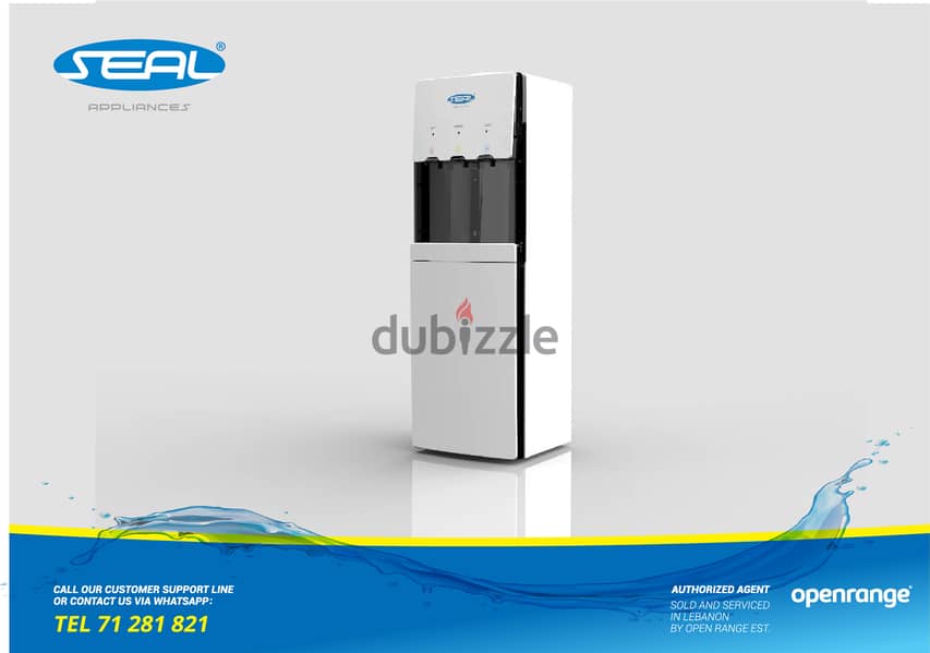 Water Dispenser, 3 Tap Bottle Water Cooler (SEAL) - 2 year warranty 1