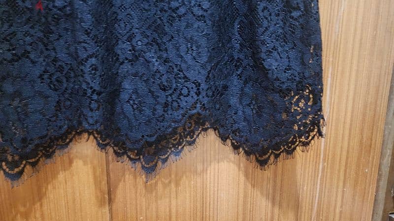 Ichi London lace black dress medium 40 فستان دانتيل 2