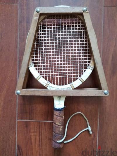 vintage wooden racquet