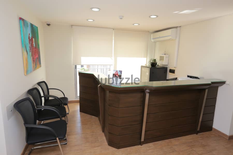 Furnished Office for rent in Hamra (All inclusive) مكتب للايجارفي حمرا 6