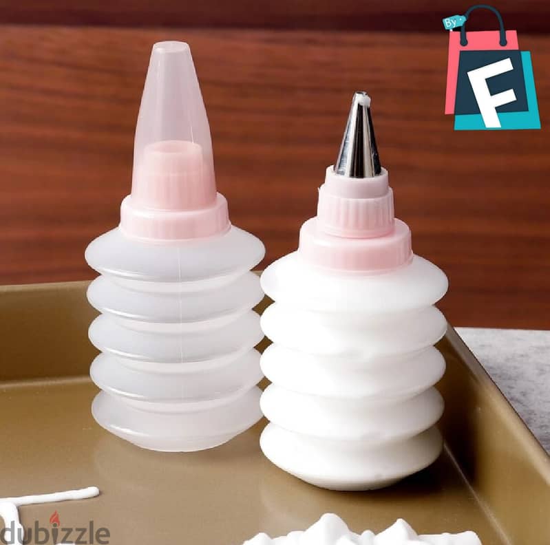 3 Piece Squeeze Icing Bottle Set - Kitchen & Kitchenware - 115337076