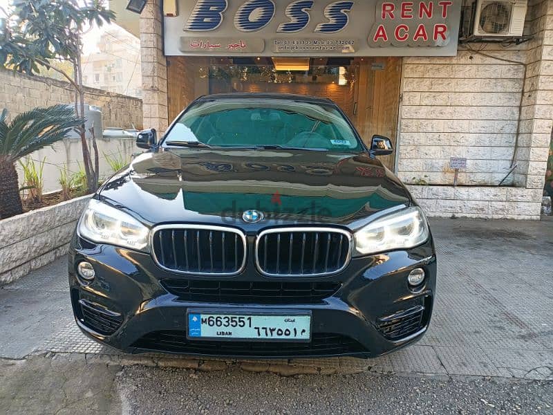 BMW X6 2017 Car for Rent $80 PER DAY 1