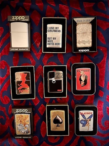 zippo lighters for sale ( collectors item ) 0