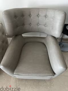 2 Grey Seats - LIKE NEW -SPECIAL PRICE - Contact +96181876768
