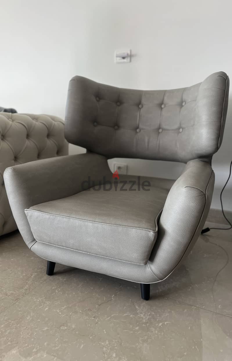 2 Grey Seats - LIKE NEW -SPECIAL PRICE - Contact +96181876768 3