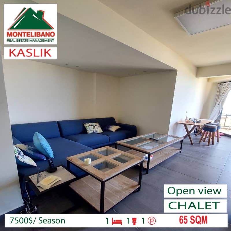 Fully furnished chalet for rent in KASLIK!!! 1