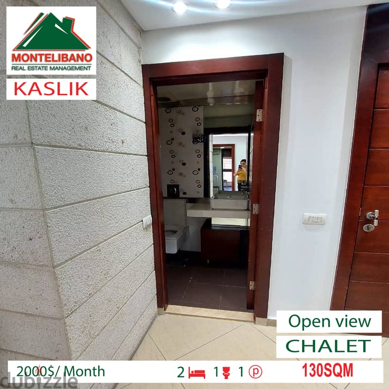 Fully furnished chalet for rent in KASLIK!!! 3