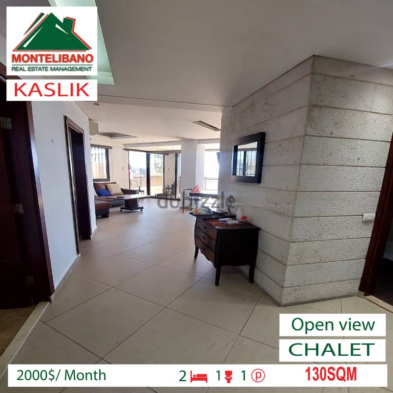 Fully furnished chalet for rent in KASLIK!!! 4