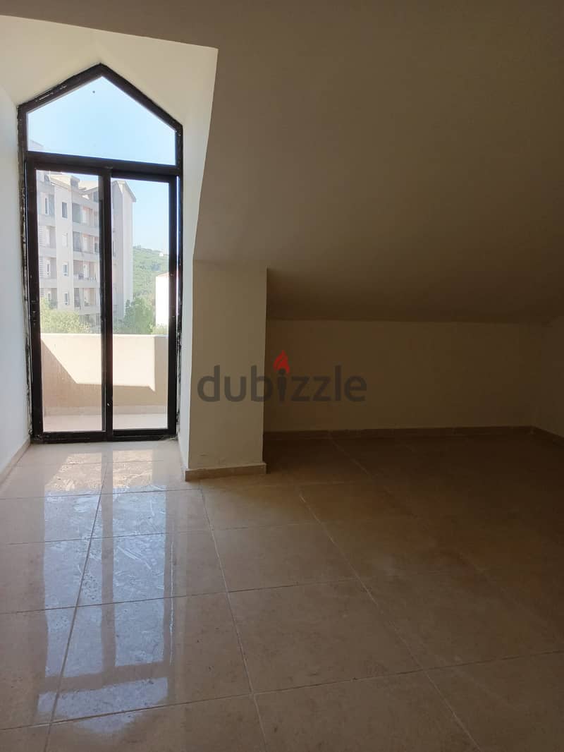 340 m2 duplex +terrace+ mountain/sea view for sale in Jouret El Balout 2