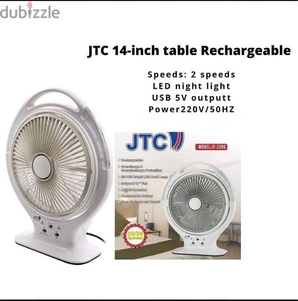 jtc rechargeable ac