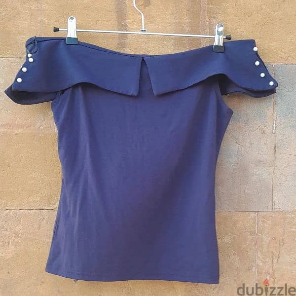 Paramour Collection Navy Top 1