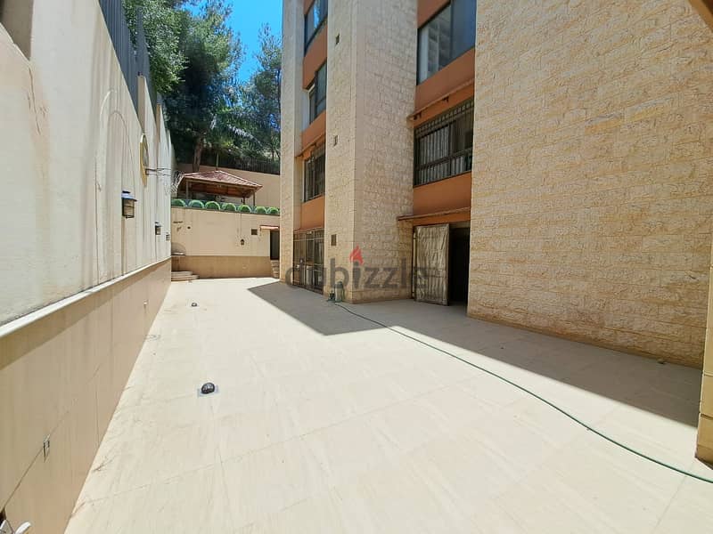 L12418-Decorated Apartment with 200 SQM Terrace For Sale In Bsalim 7