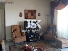 L12427-Spacious apartment for Rent in a gated community In Bsalim