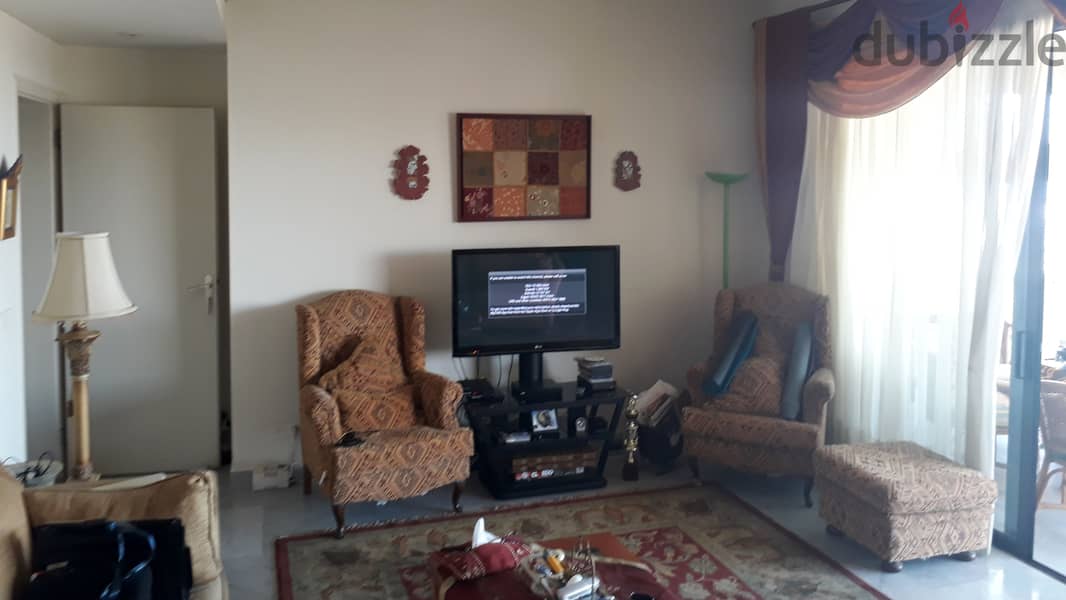 L12427-Spacious apartment for Rent in a gated community In Bsalim 8