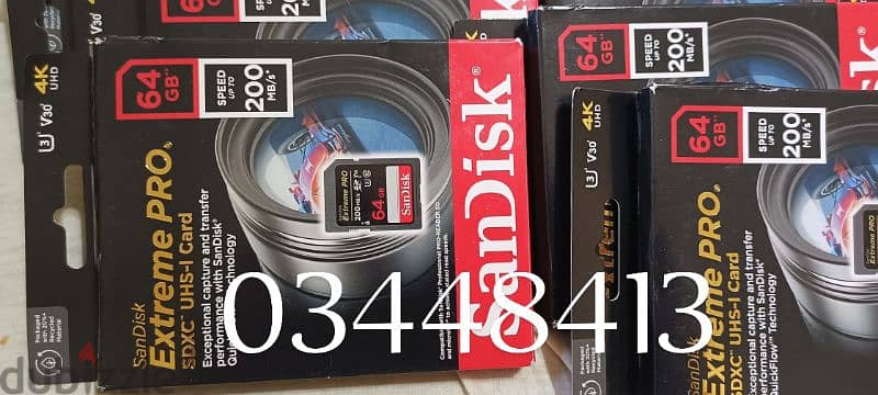 Sandisk sd card extreme pro 64gb 2