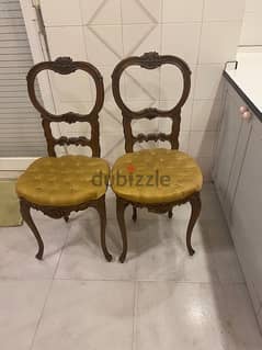A pair of antique chair