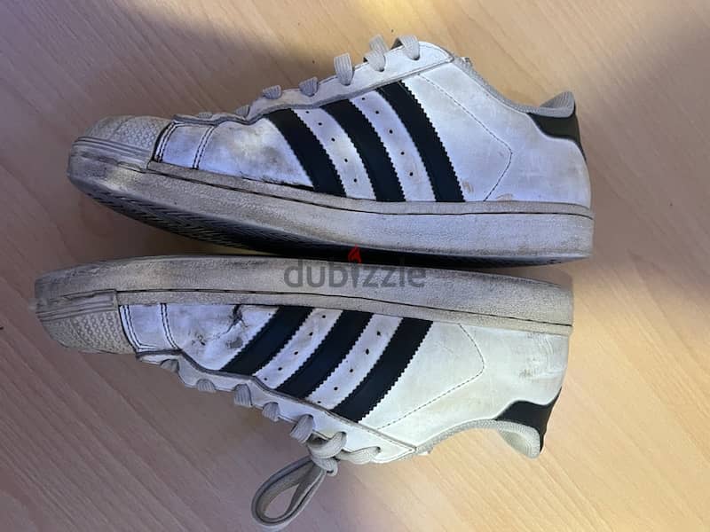 AUTHENTIC addidas superstar white size 42 used 0