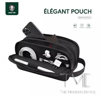 bag ÉLÉGANT POUCH (green lion)