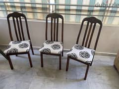 dining chairs Qty 3