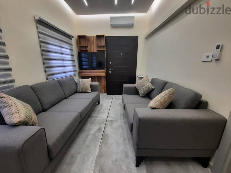 FURNISHED IN ACHRAFIEH + TERRACE (110Sq) 2 BEDROOMS , (ACR-405) 1