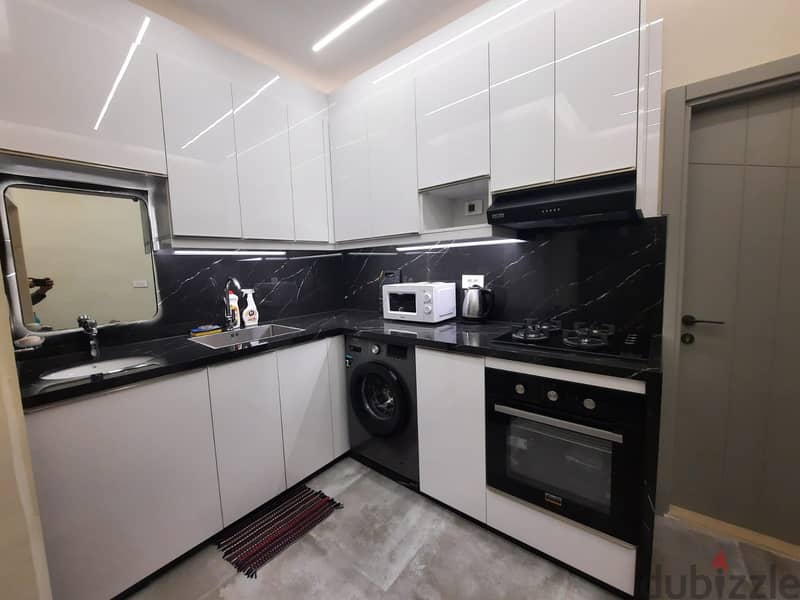 FURNISHED IN ACHRAFIEH + TERRACE (110Sq) 2 BEDROOMS , (ACR-405) 3
