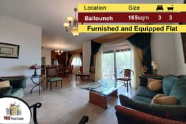 Ballouneh 165m2 | Furnished Apartment | Luxury | Panoramic View | Rent